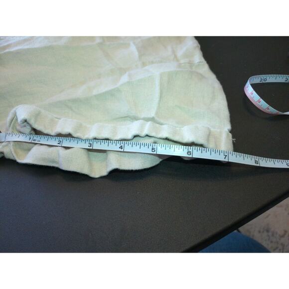 ELLEN TRACEY SHIRT 1/4 BRAID PULLOVER LINEN CREAM SOLID WOMEN S SIZE XL - Picture 5 of 11